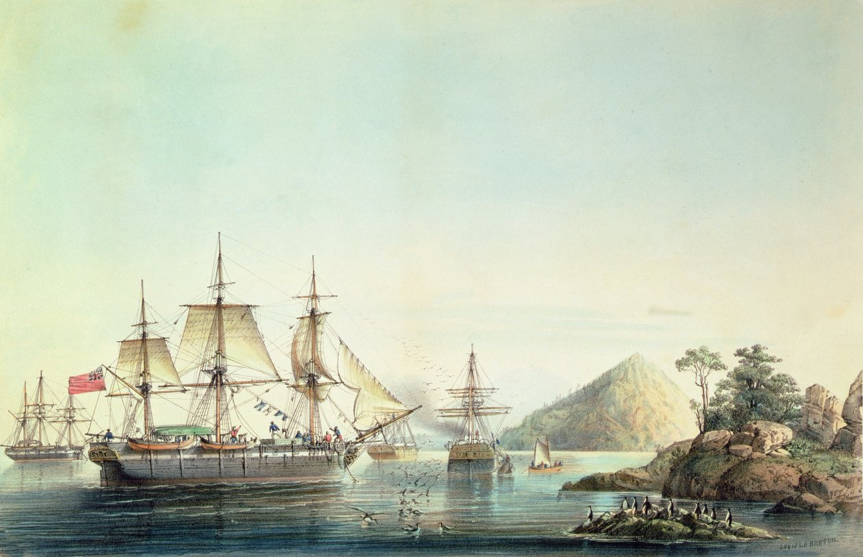 Canot Esquimau od Louis Lebreton