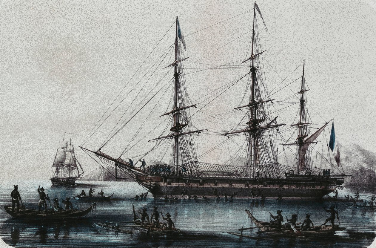 Astroláb a Zelee, přílet do Noukahiva, od Louis Le Breton