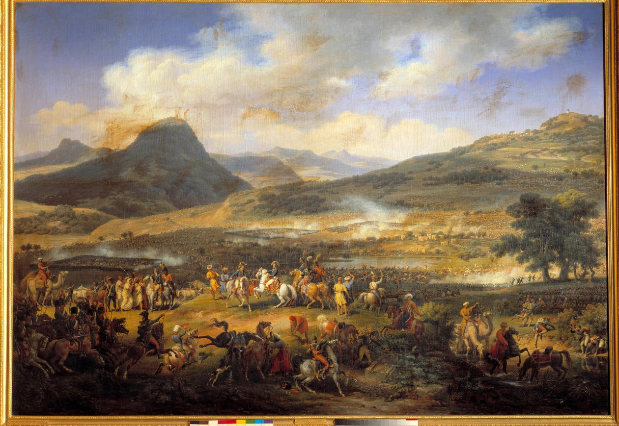 Kampaň (expedice) do Egypta (1798-1801): „“ Bitva u Mount Thabor, 16. dubna od Louis Lejeune