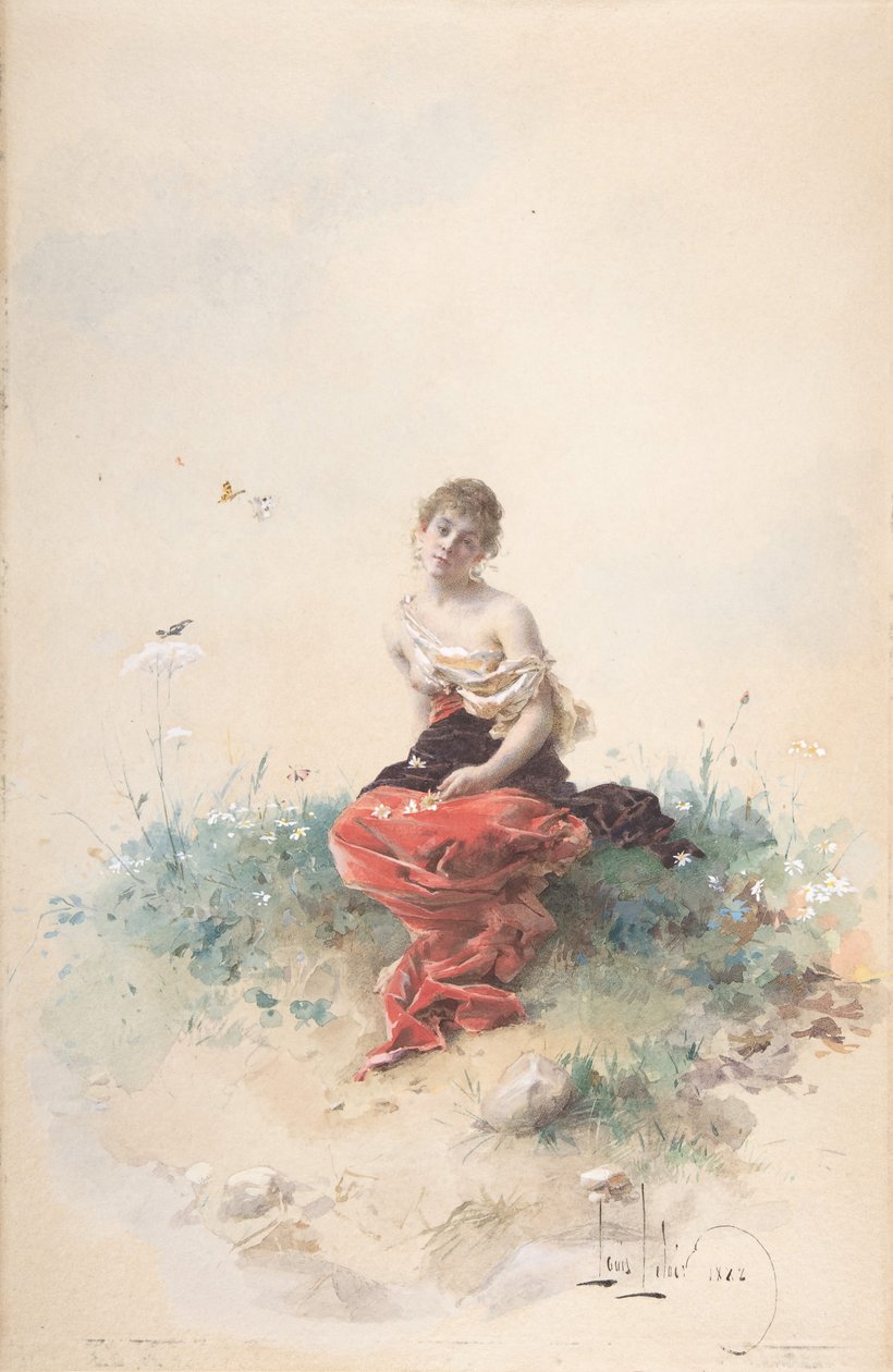 Ženská postava, 19. století. od Louis Leloir