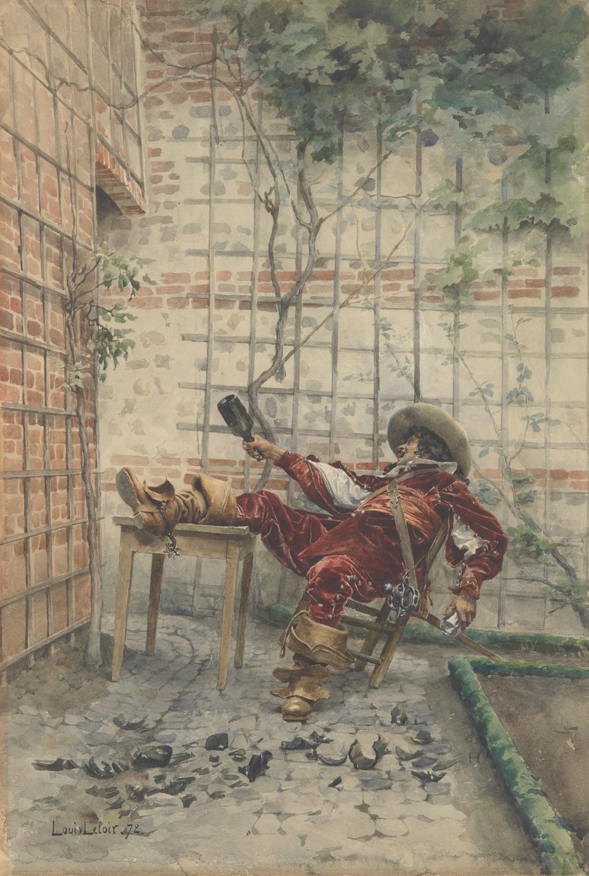Ve svých pohárech, 1872. od Louis Leloir