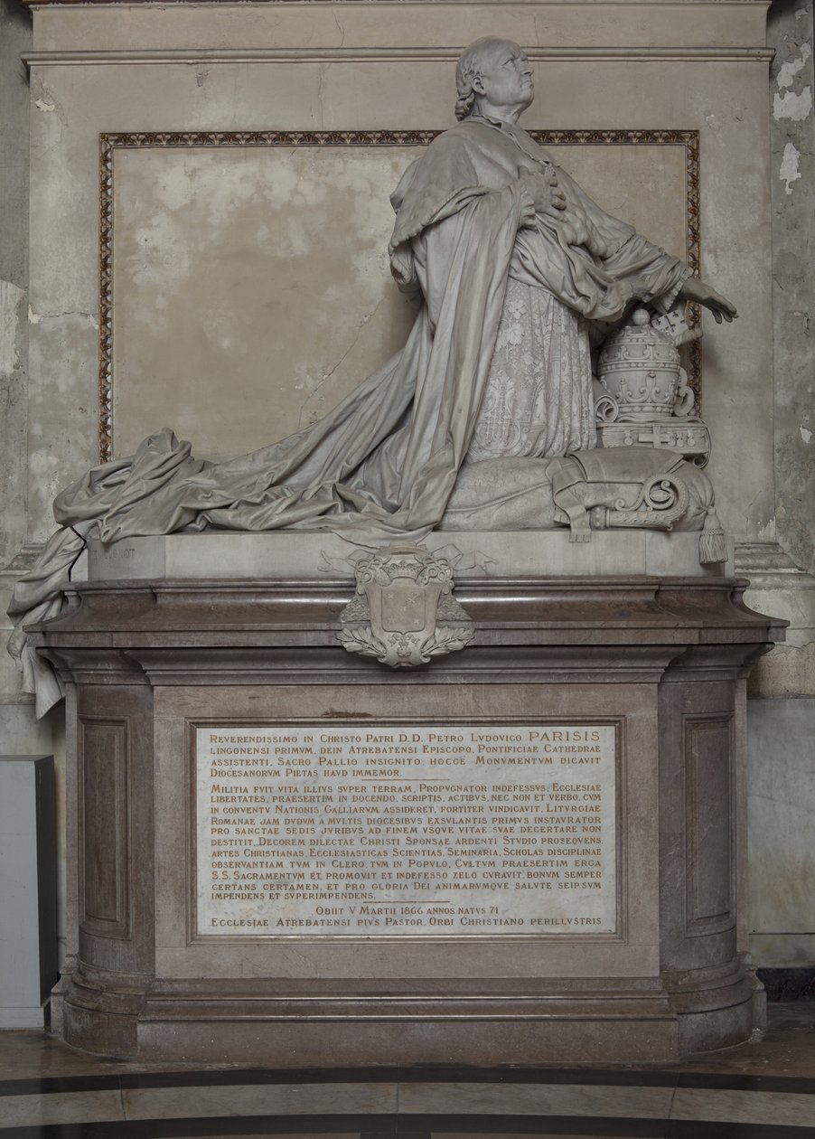 Pohřební pomník Pedra Ludovica Parisise od Louis Leon Cugnot