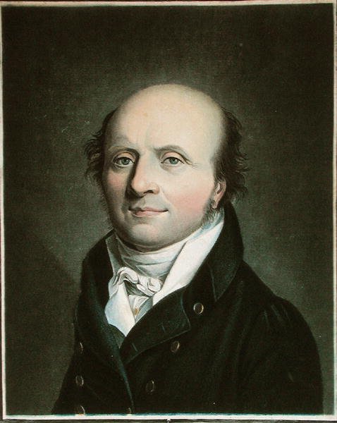 Antoine Dubois (1756-1837) rytý Gautierem (barevná rytina) od Louis Leopold (after) Boilly