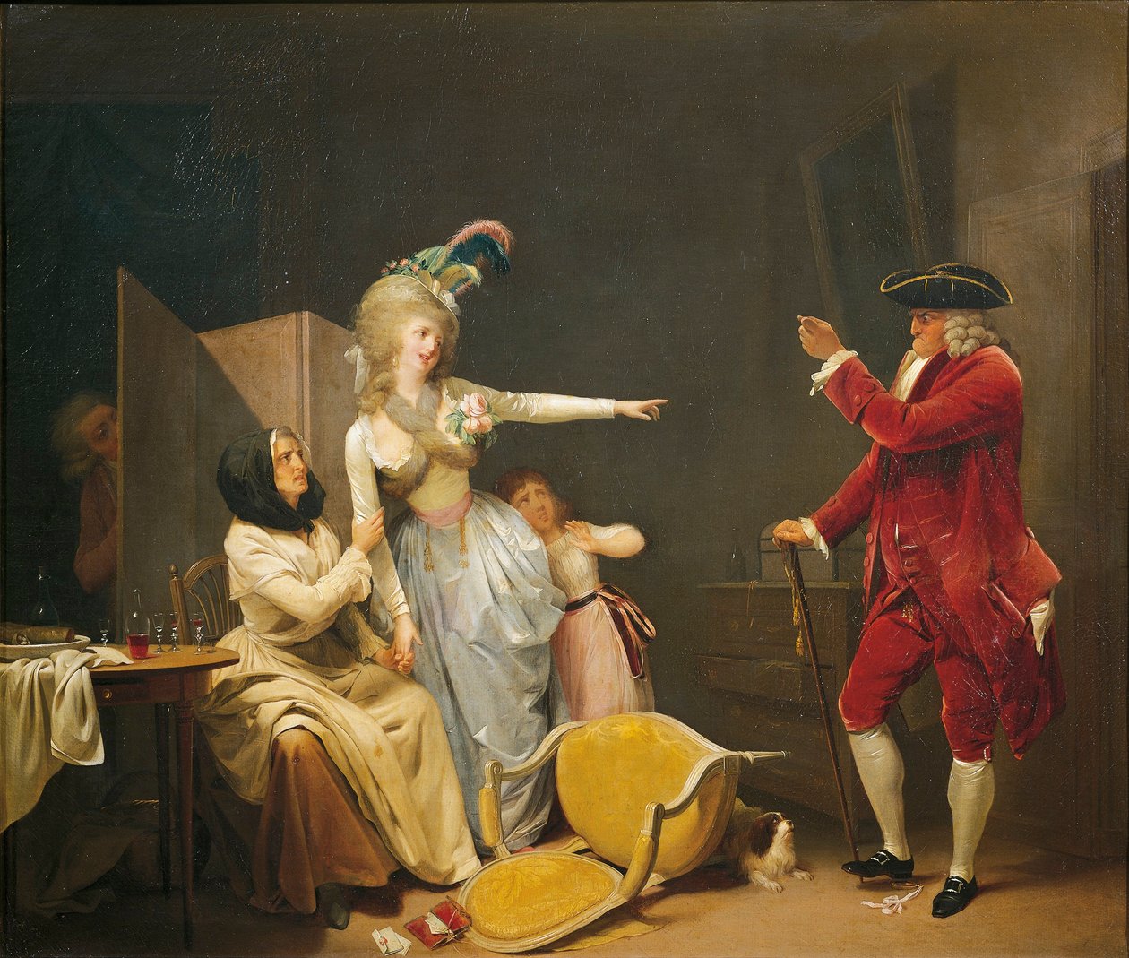 Francie, Saint-Omer, Starý muž nebo žárlivý milenec od Louis Leopold Boilly
