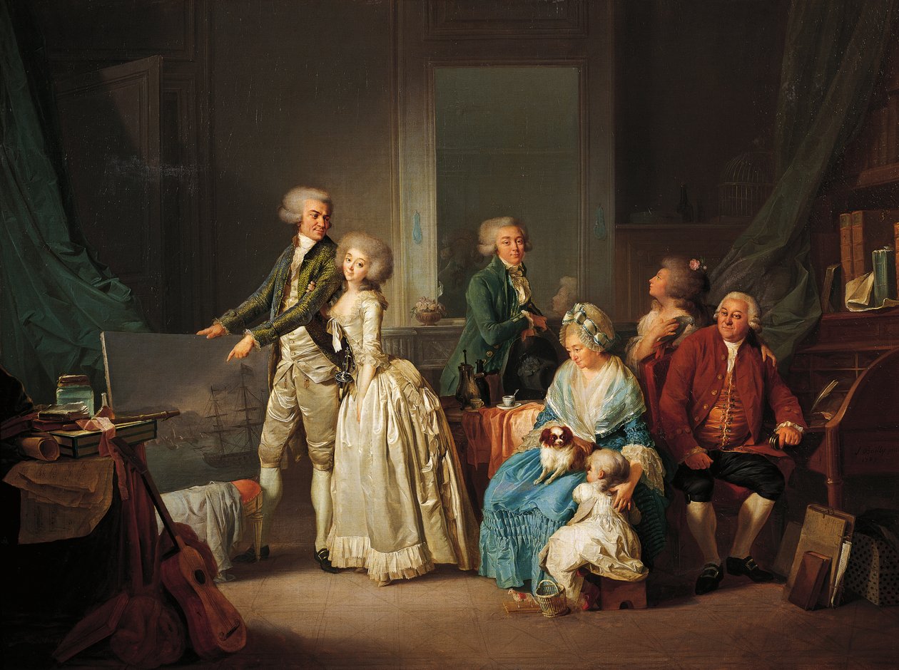 Rodina Gohinových od Louis Leopold Boilly