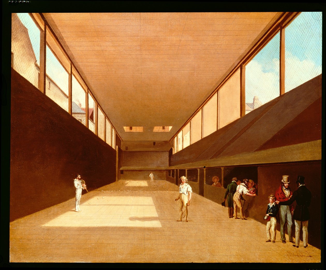 Interiér Jeu de Paume, Versailles od Louis Leopold Boilly
