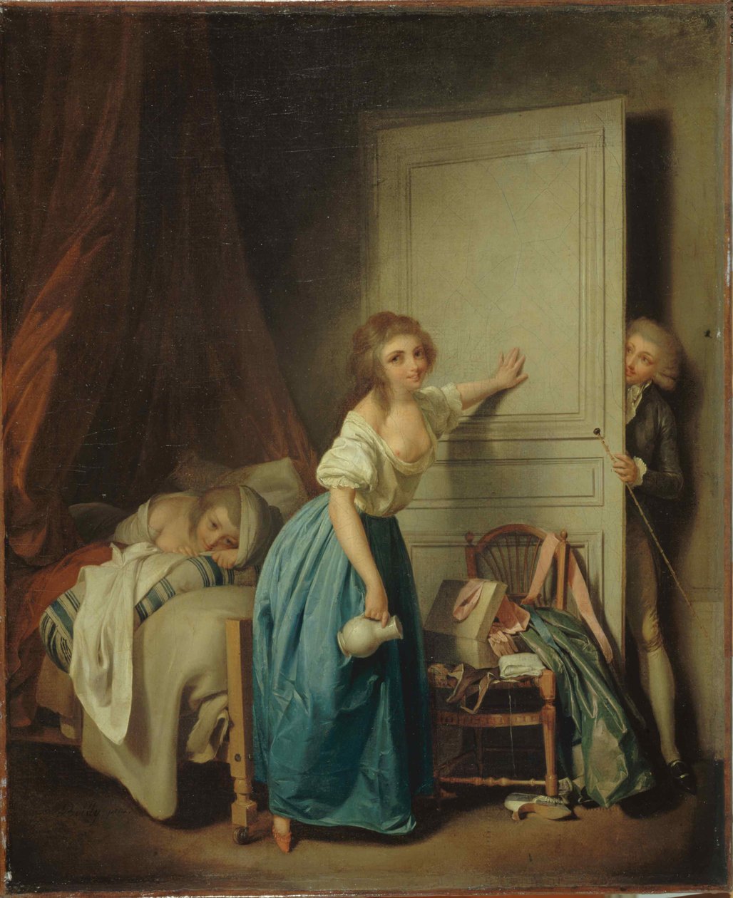 LINdiscret, c. 1795. od Louis Leopold Boilly