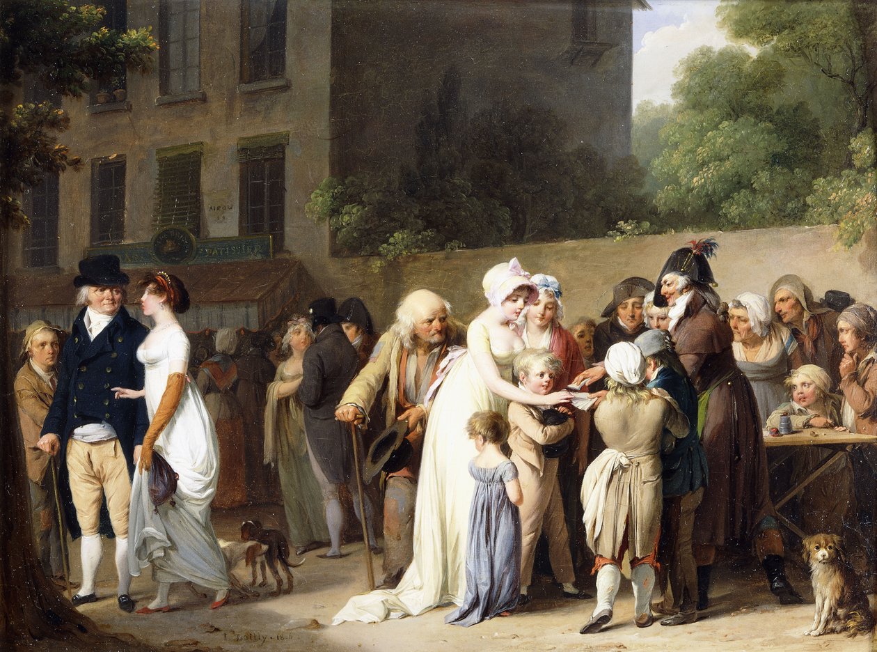 Zaklínač na bulvárech, 1806 od Louis Leopold Boilly