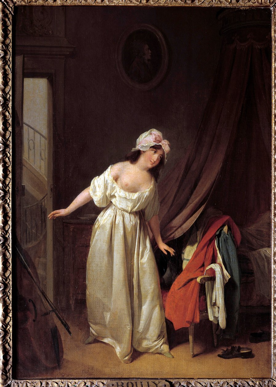 Le doux reveil Obraz Louise Leopolda Boillyho (1761-1845) Paříž 18. století, Musee Cognacq Jay od Louis Leopold Boilly