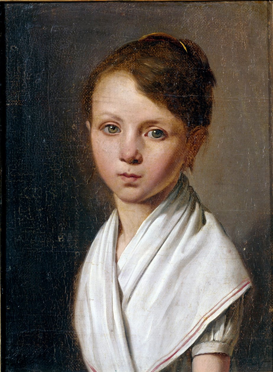 Portrét dítěte Berthe Juliette Dubois (1797-1849) Obraz Louise leopolda Boillyho (1761-1845) 19. století Sun. 0,22 x 0,17 m od Louis Leopold Boilly