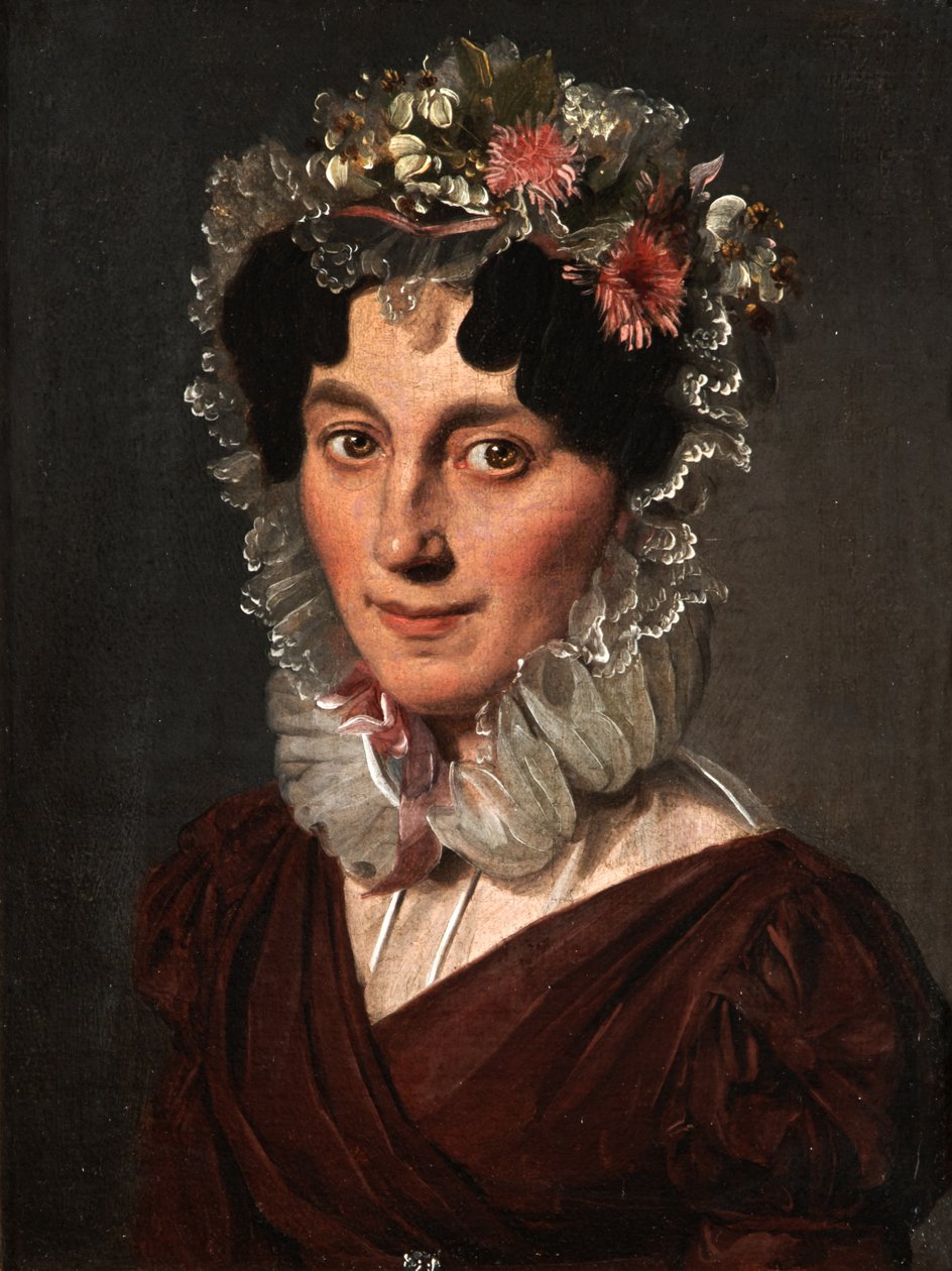 Portrét Caroline (Sophie) Gast, rozené Veinheimer od Louis Leopold Boilly