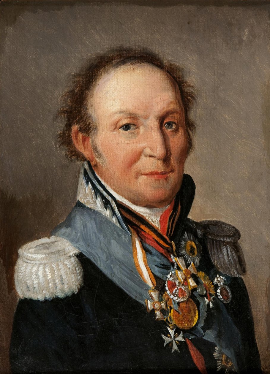 Portrét polního maršála hraběte Ludwiga Adolfa Petra ze Sayn-Wittgenstein-Ludwigsburg 1769-1843 od Louis Leopold Boilly