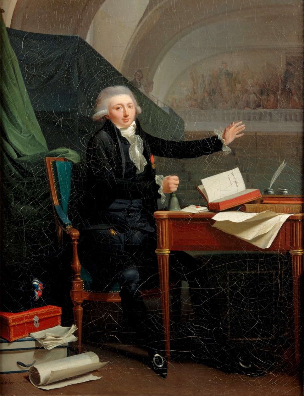 Portrét Jana Anthonyho dAverhoulta 1756-1792, 1792 od Louis Leopold Boilly