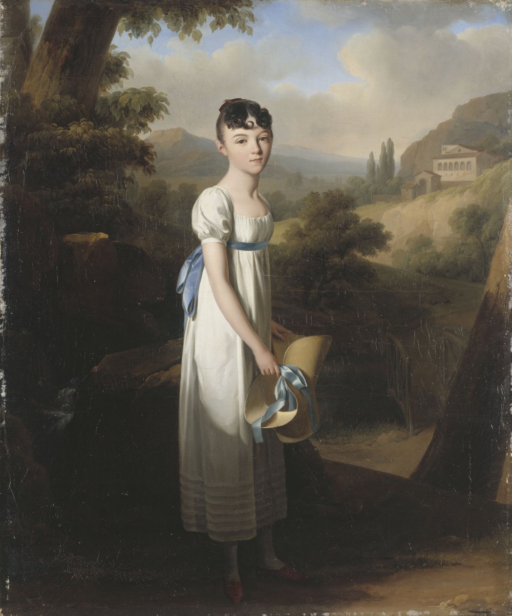 Portrét mademoiselle Athénaïs dAlbenas od Louis Leopold Boilly