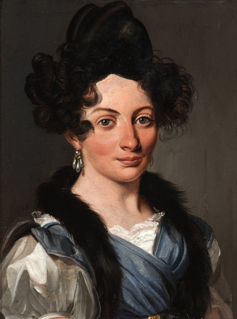 Portrét Marie-Marthe Perpétue de Banyuls de Montferré, rozené de Chavigny od Louis Leopold Boilly