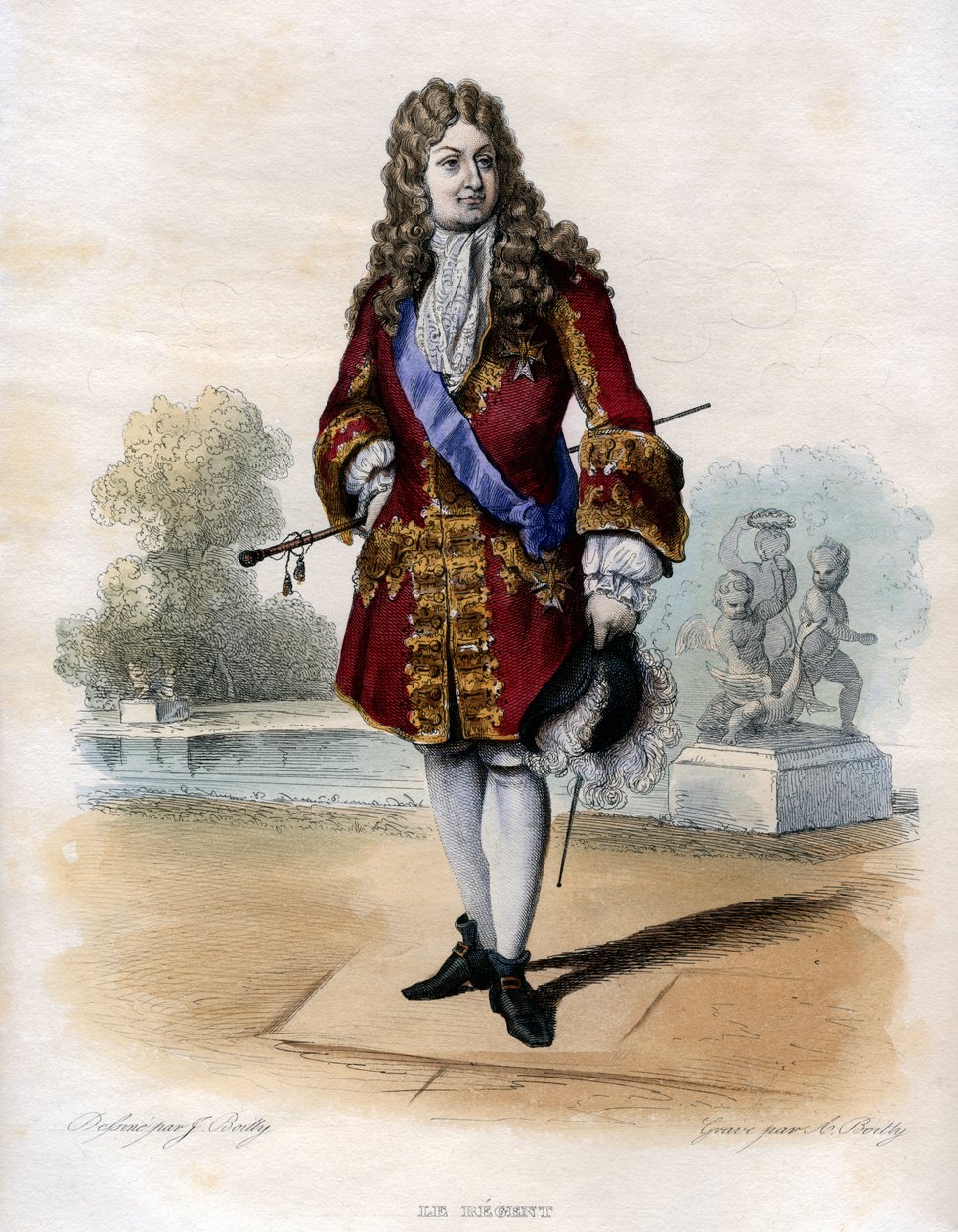 Portrét Filipa II. vévody z Orleansu (1674-1723) Regent. od Louis Leopold Boilly