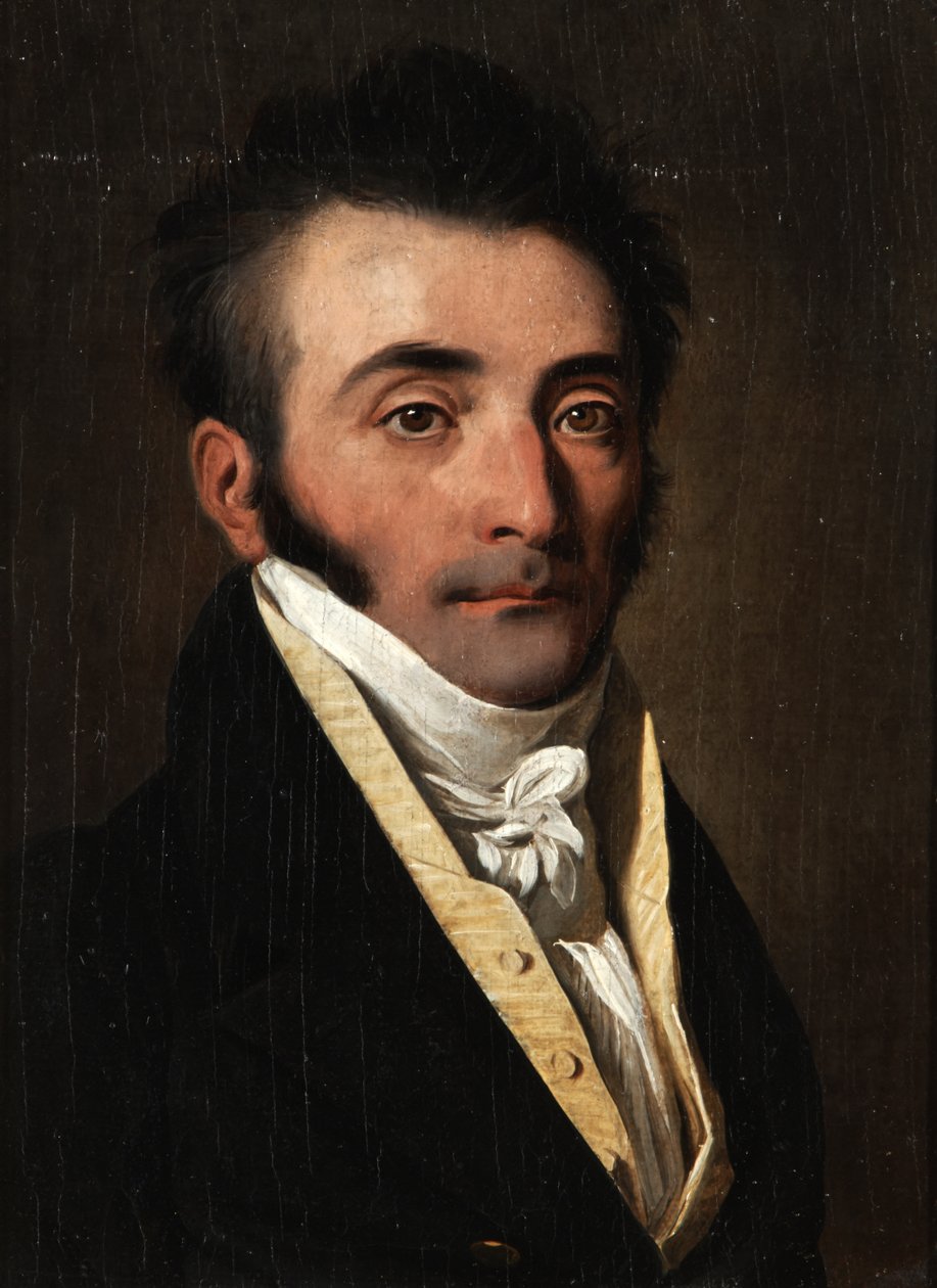 Portrét muže ve žluté vestě od Louis Leopold Boilly