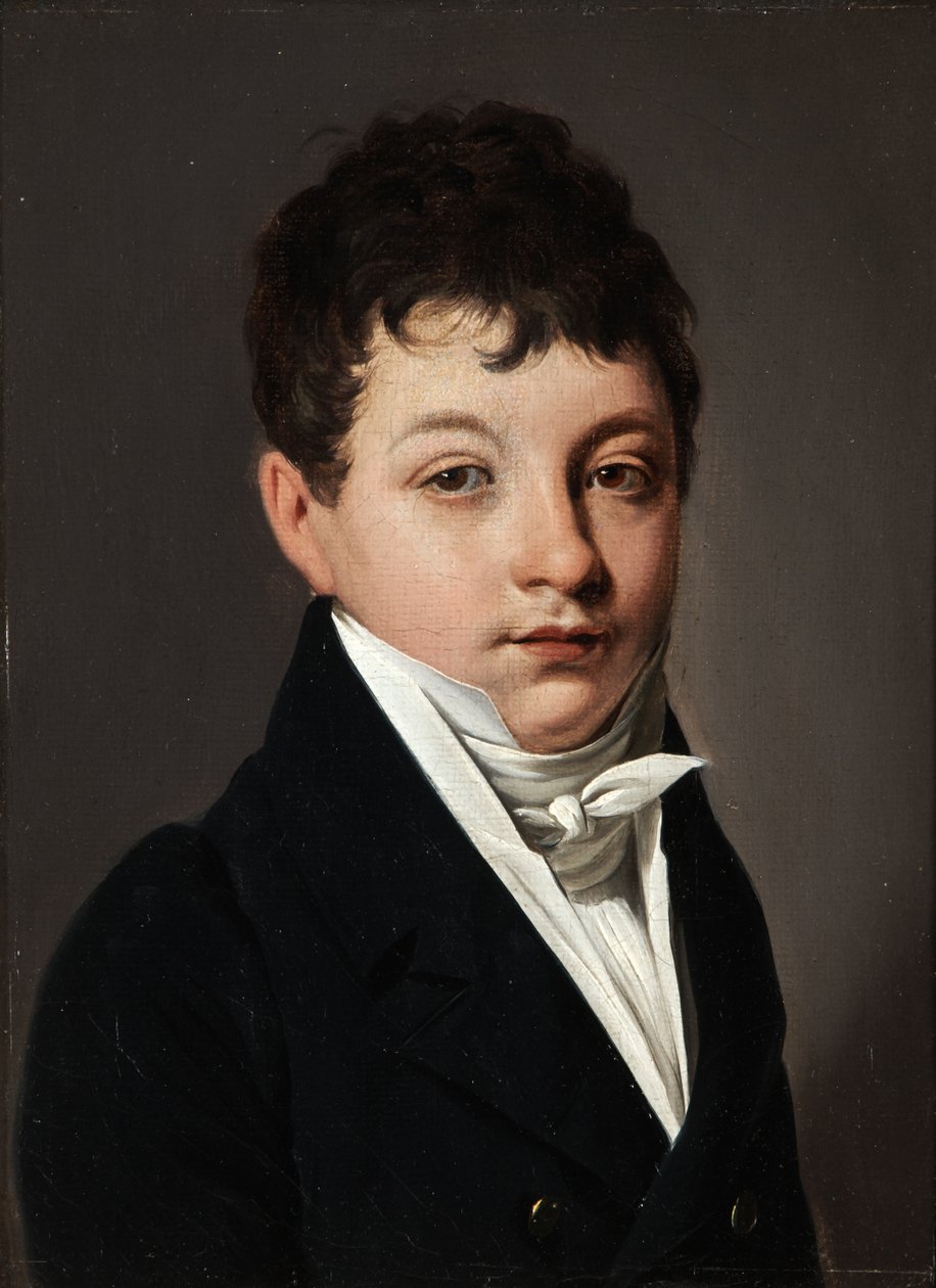 Portrét mladého chlapce od Louis Leopold Boilly