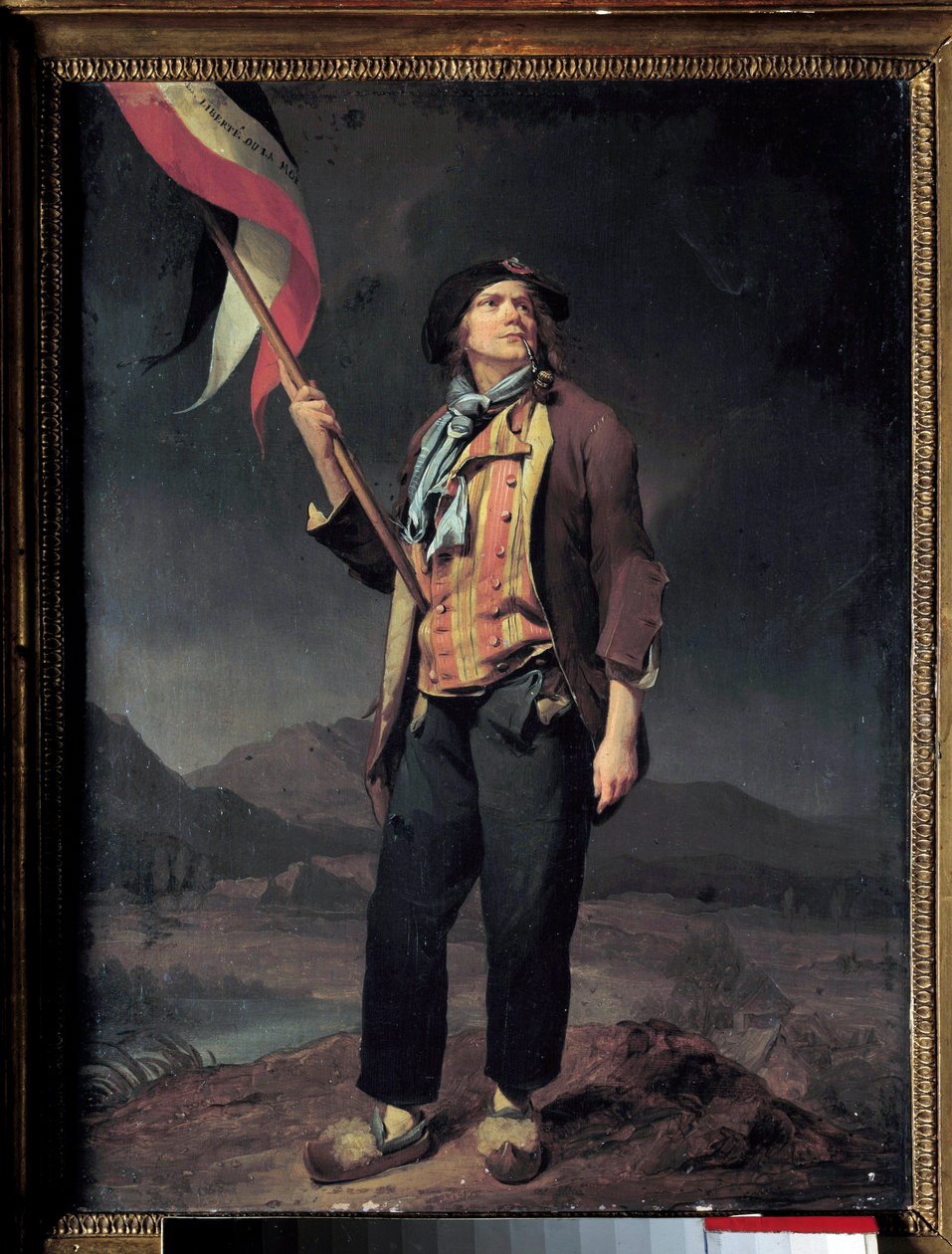 Portrét zpěváka Simona Chenarda od Louis Leopold Boilly