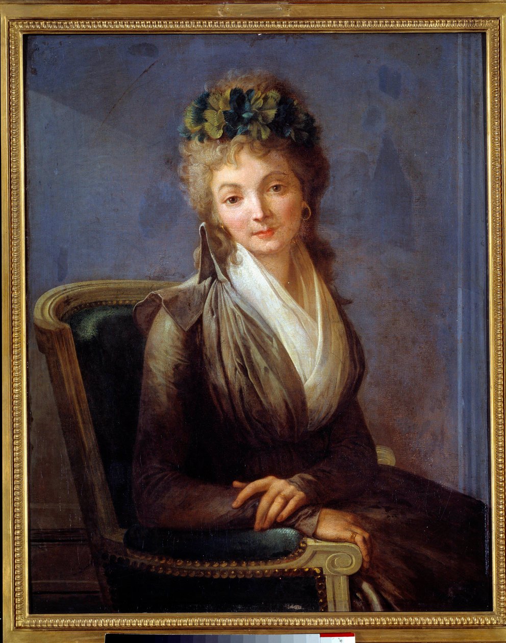 Předpokládaný portrét Lucile Desmoulins (rozené Anne-Louise Duplessis-Larison) (1771-1794) Obraz Louise Leopolda Boillyho (1761-1845). 18. století. Rozměr 0,85 x 0,67 m Paříž, Carnavalet Museum od Louis Leopold Boilly