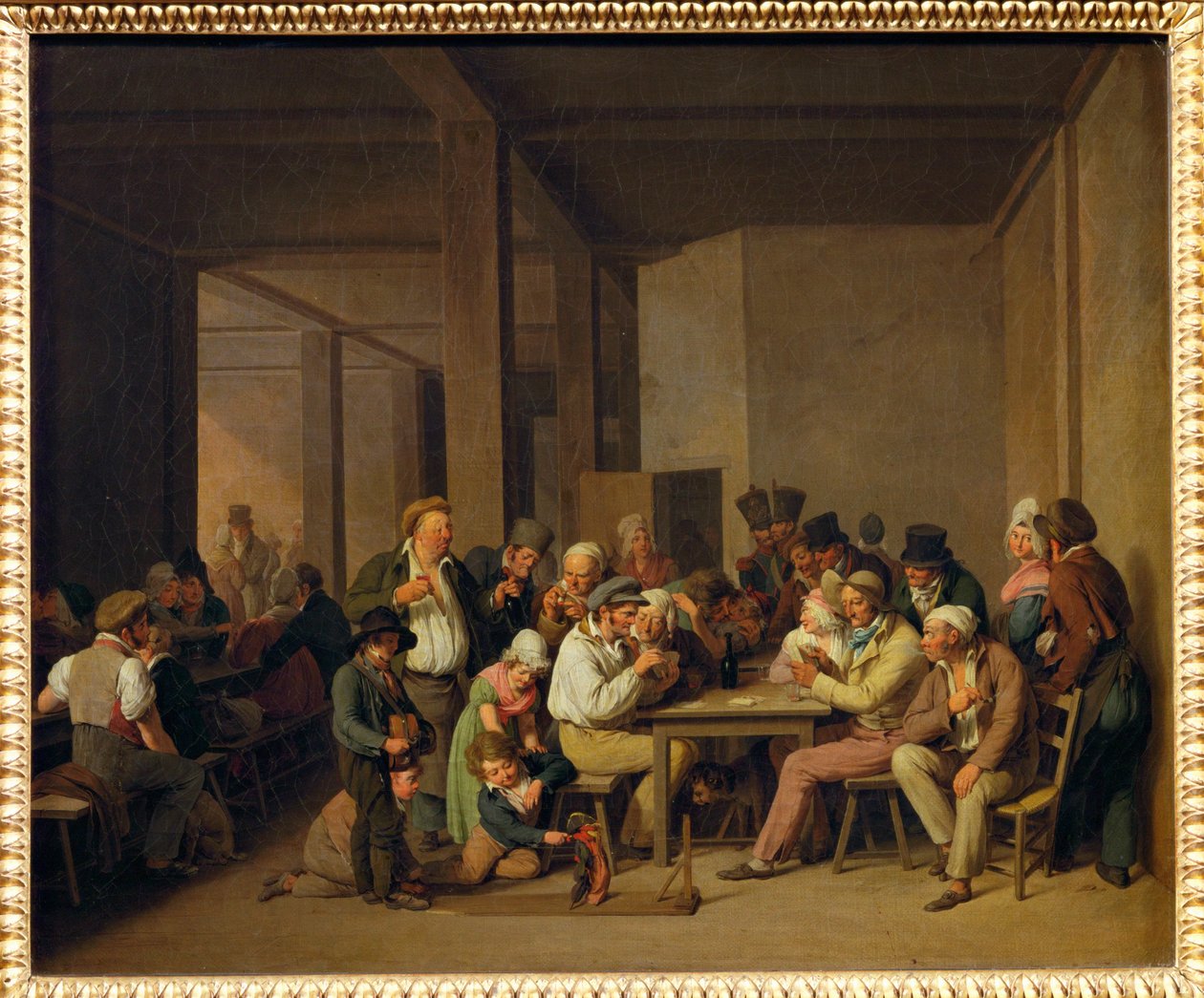 Scene de cabaret - scény v hospodě ... od Louis Leopold Boilly