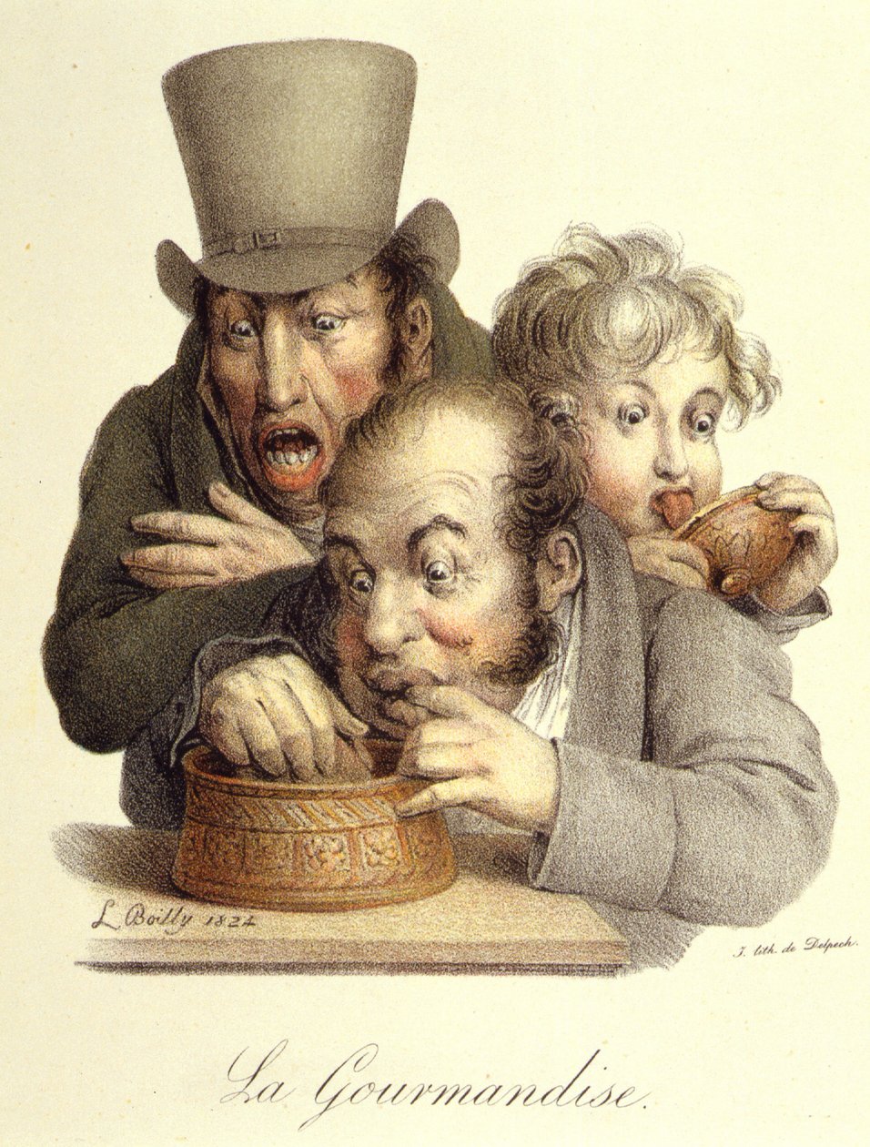 Seven Deadly Sins: Gourmandise od Boillyho od Louis Leopold Boilly