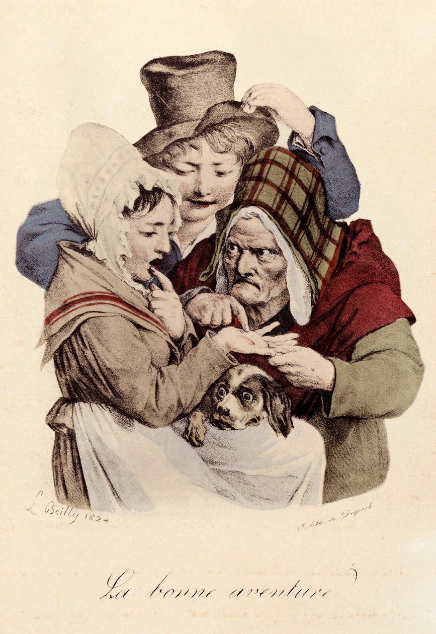 Rytina Šťastné dobrodružství od Louis-Leopolda Boillyho (Louis Leopold Boilly od Louis Leopold Boilly