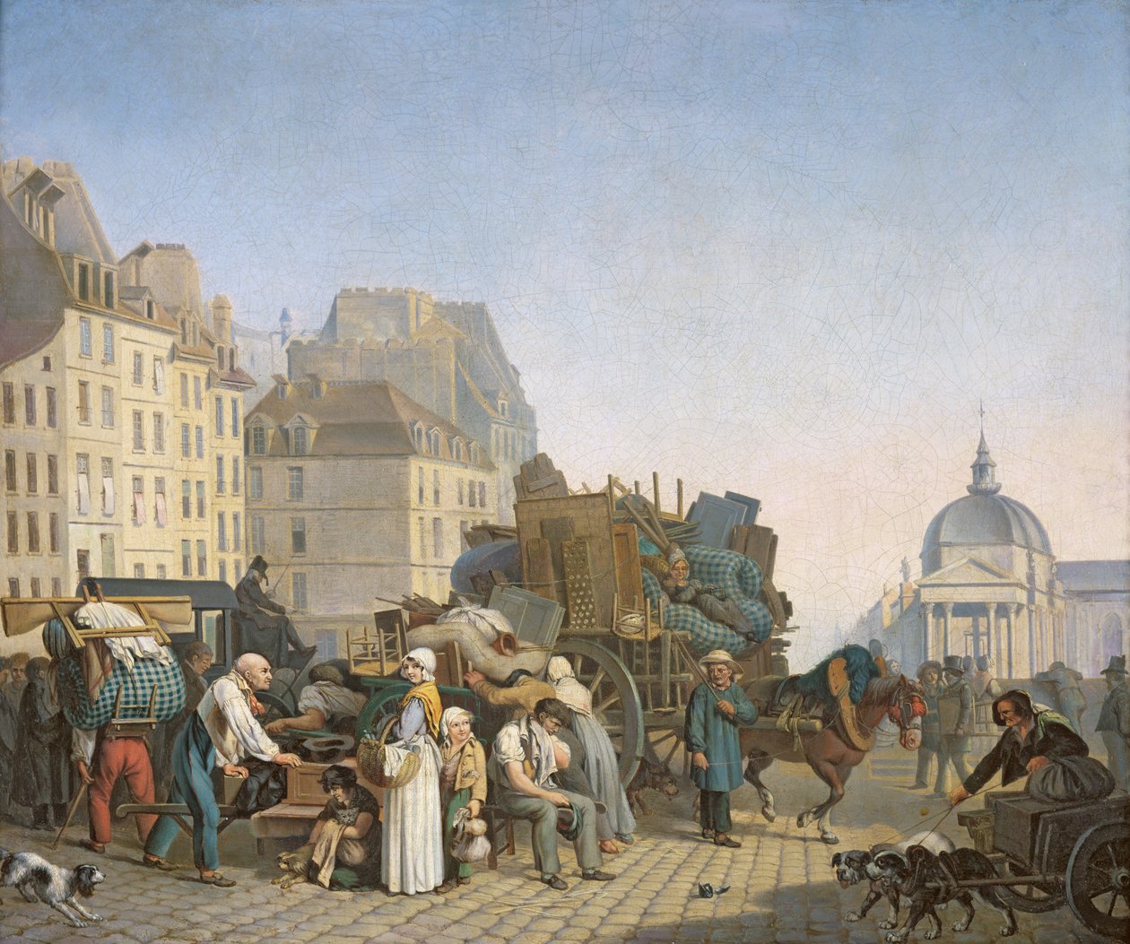 The House Movers, 1840 od Louis Leopold Boilly