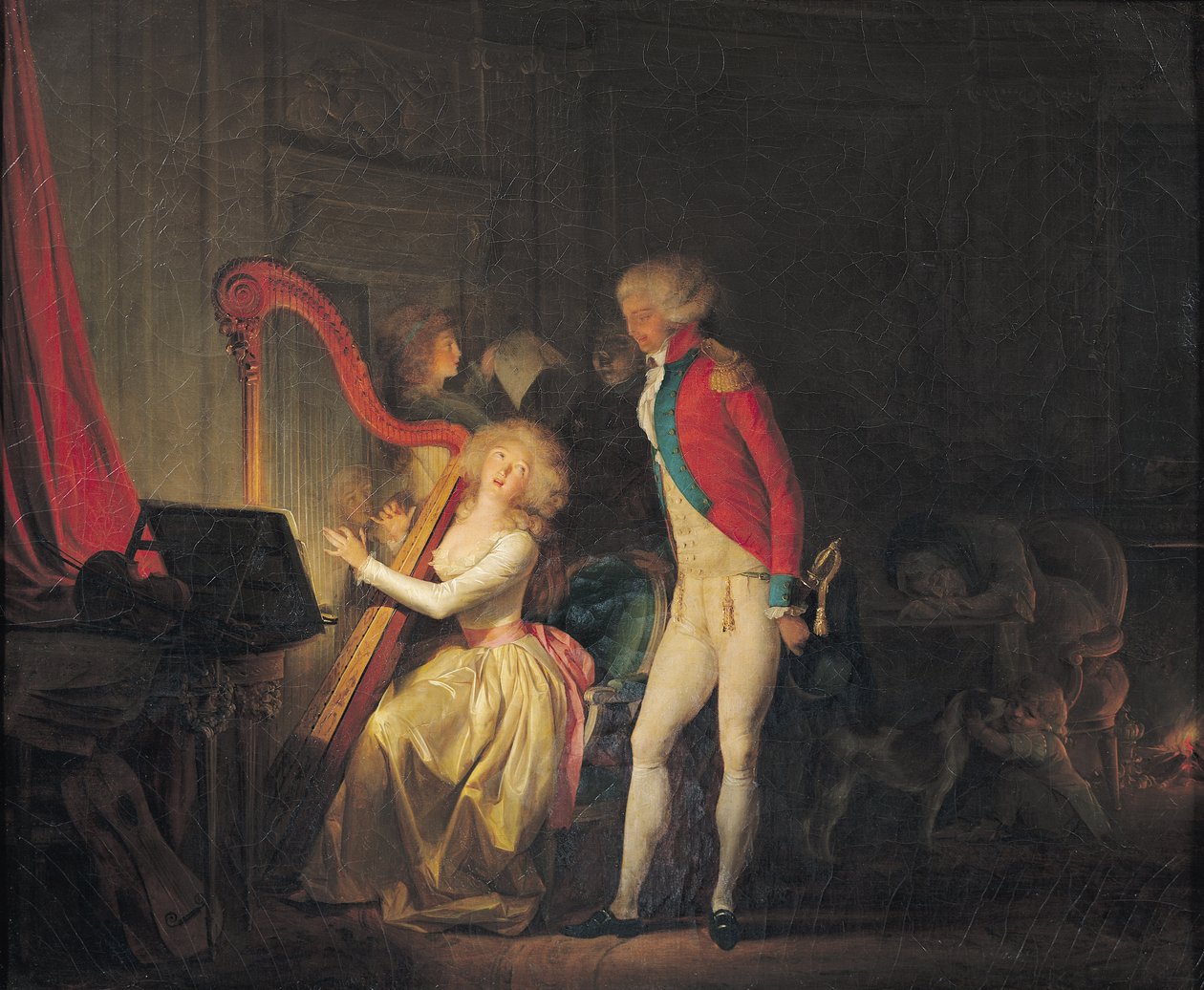 Improvizovaný koncert aneb Cena harmonie od Louis Leopold Boilly