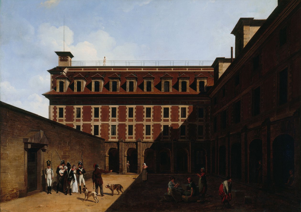 Vězení Madelonnettes, c. 1810. od Louis Leopold Boilly