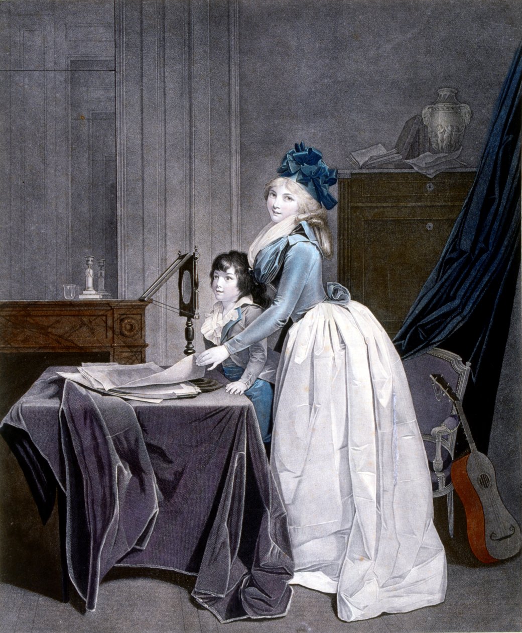 Optický klam. 1794 (rytina). autor: Louis Leopold Boilly (1761-1845). L