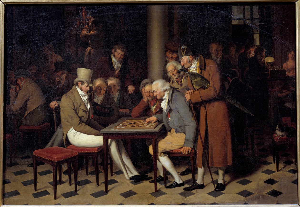 Interiér kavárny říká dámská párty v Cafe Lamblin v Palais Royal v Paříži Obraz Louis Leopold Boilly (1761-1845) Slunce 19. století. 0,38x0,55 m Chantilly, Musee Conde od Louis Leopold Boilly