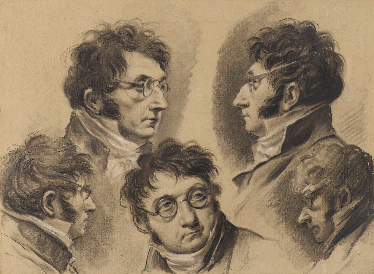 Louis-Léopold Boilly - 5 autoportrétů od Louis Leopold Boilly