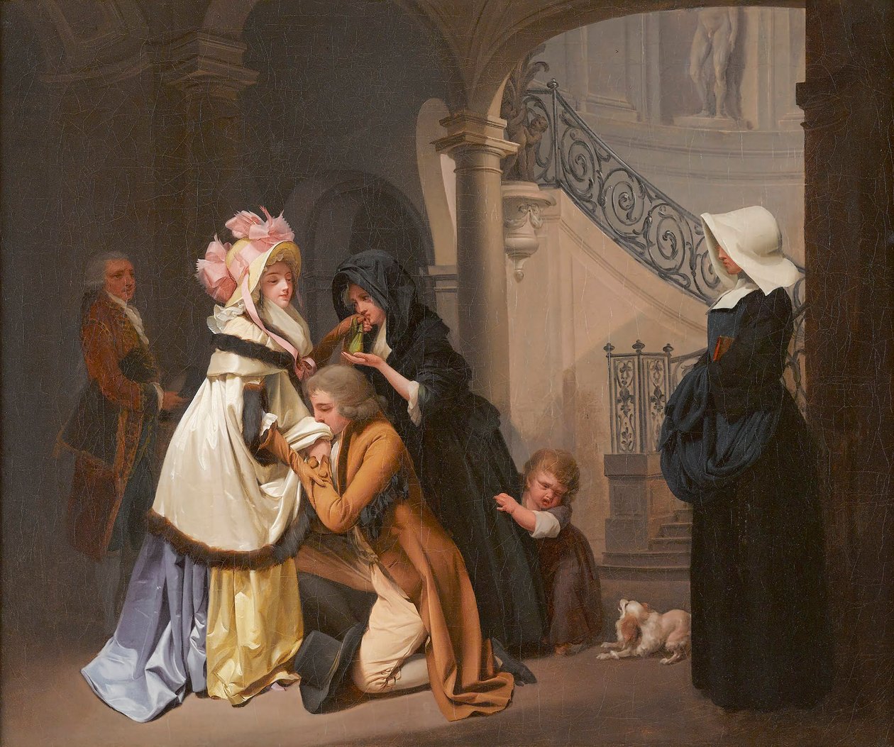Louis-Léopold Boilly - Rozpoznávání srdce od Louis Leopold Boilly