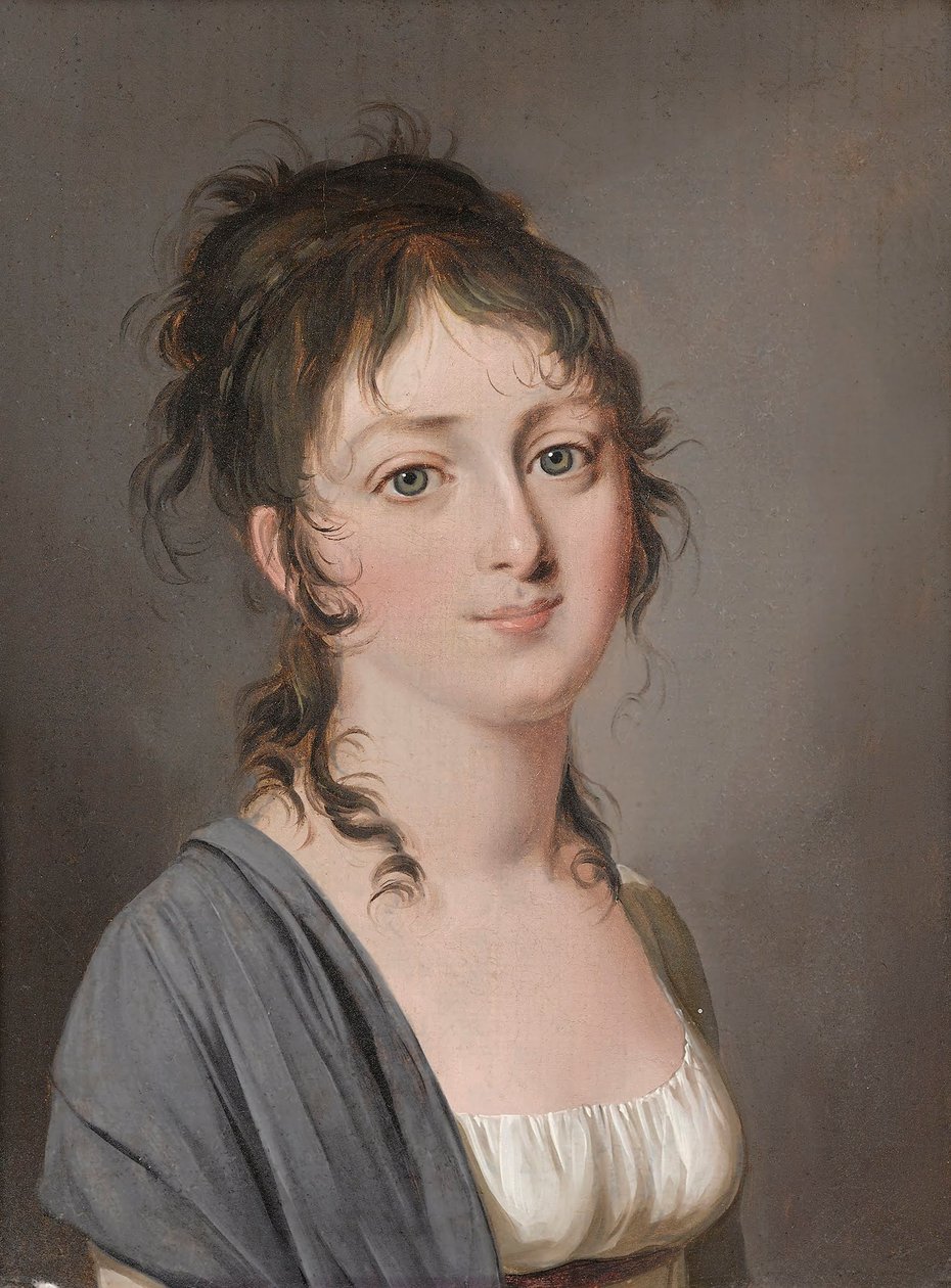 Louis-Léopold Boilly - Portrét hraběnky François de Sainte-Aldegonden od Louis Leopold Boilly