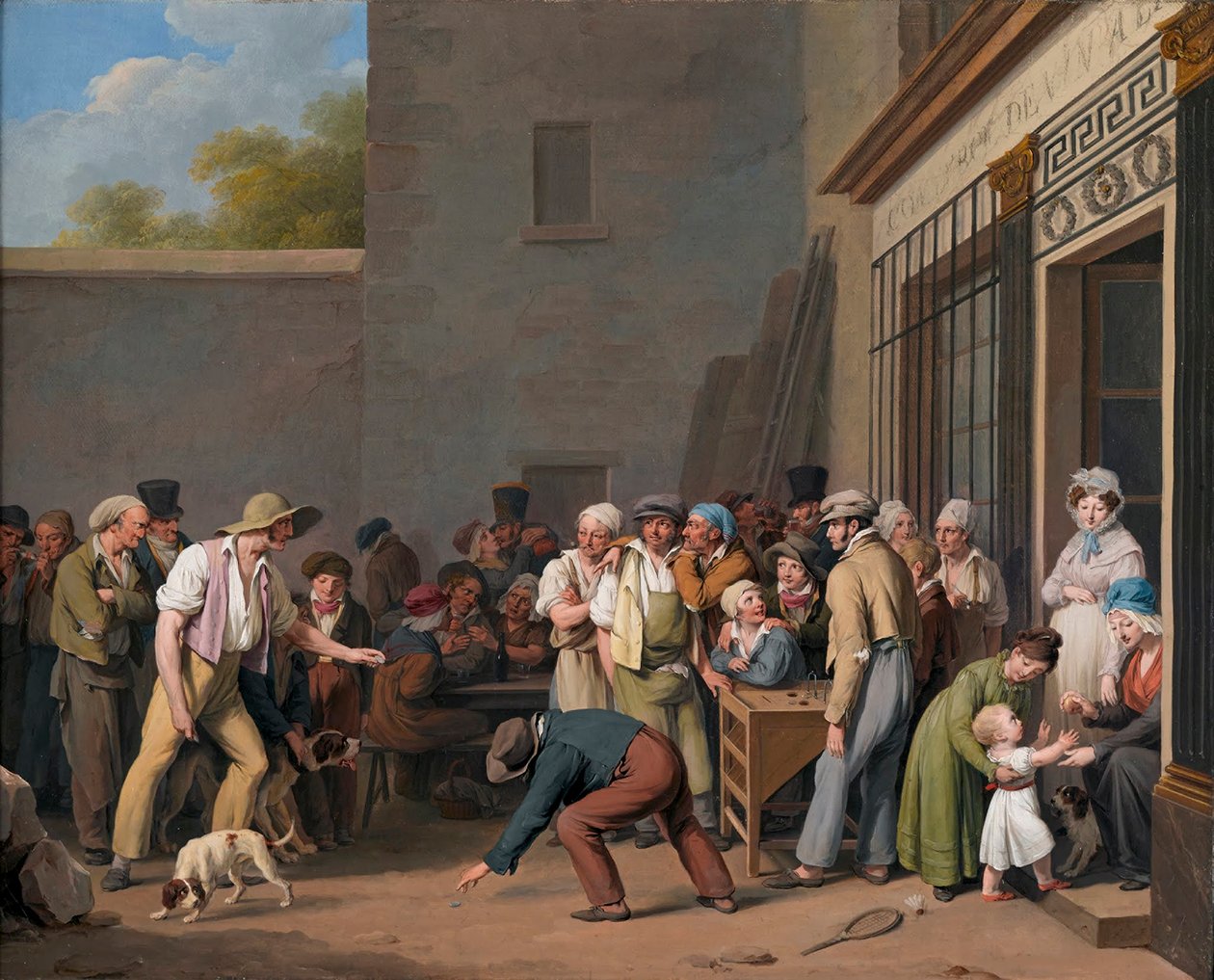 Louis-Léopold Boilly - Hra se sudy od Louis Leopold Boilly