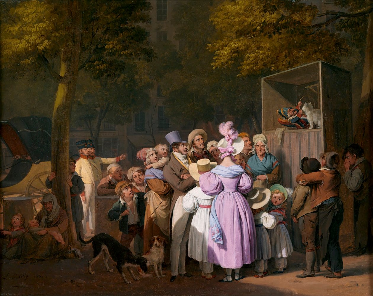 Louis-Léopold Boilly - Chudák kočka od Louis Leopold Boilly
