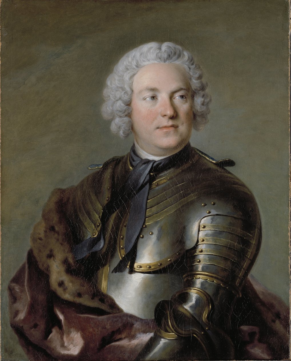 Charles Gustave de Tessin, švédský aristokrat a politik - Portrét Carla Gustafa Tessina (1695-1770), Tocque, Louis (1696-1772). olej na plátně od Louis Tocqué