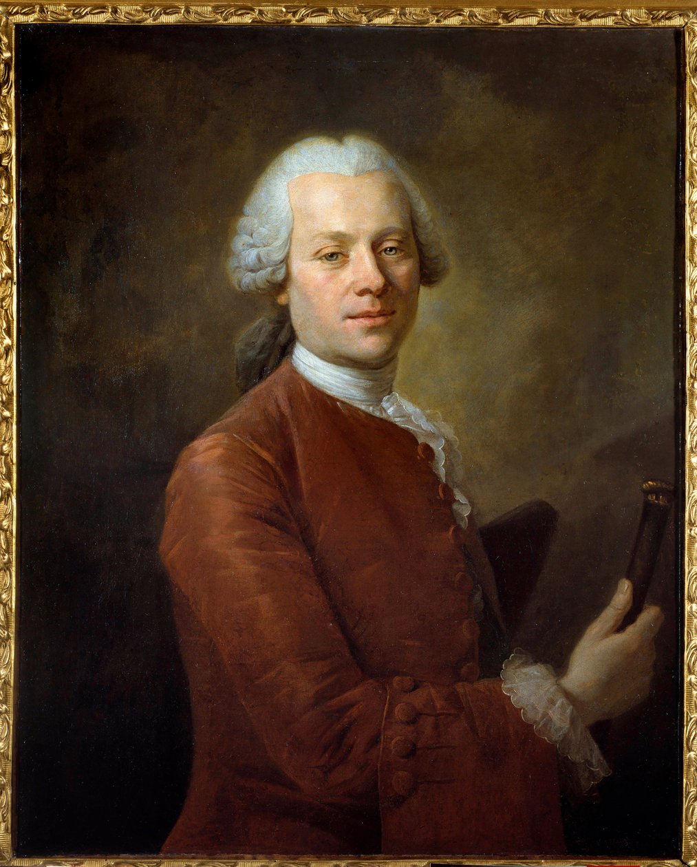 Portrét Jeana The Round of Alembert (1717 - 1783) obraz Louis Tocque (1696 - 1772) Versailles. Musee Lambinet. - Portrét Jeana The Round of Alembert (1717-1783). Obraz Louis Tocque (1696-1772) od Louis Tocqué