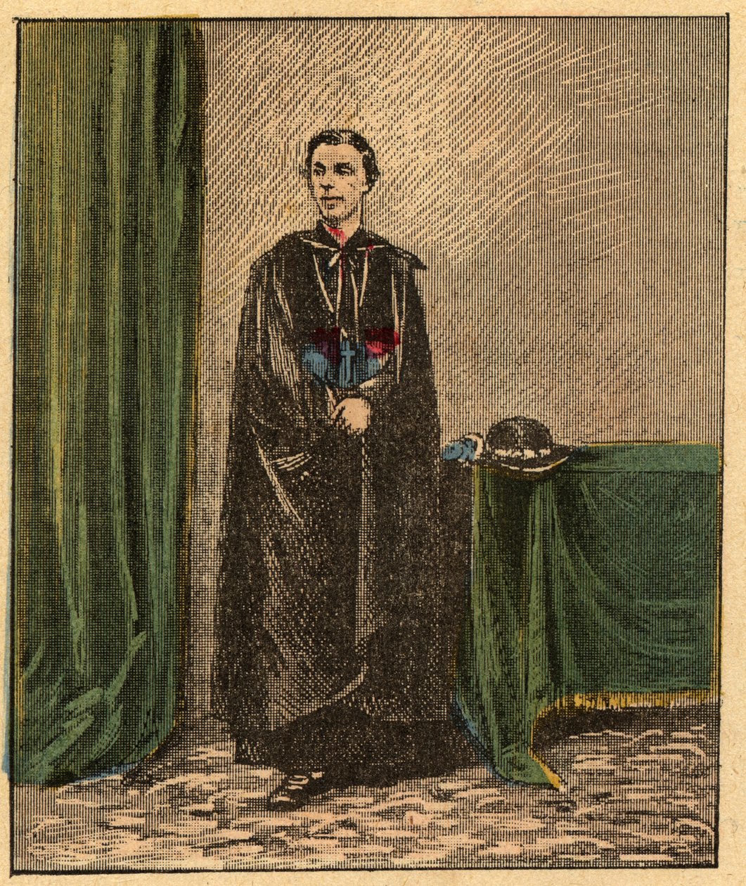 Louis-Gaston de Segur (Louis Gaston de Segur) (1844-1879) francouzský biskup - - rytina z “” náboženského učení očima. Báječné album“ Louis Maitrejean a Georget Ramond - Francie 1910 od Louis Maitrejean