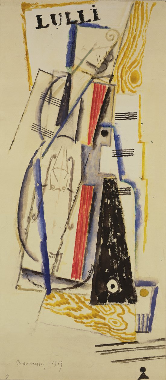 Abstrakt Lulli, 1919 od Louis Marcoussis
