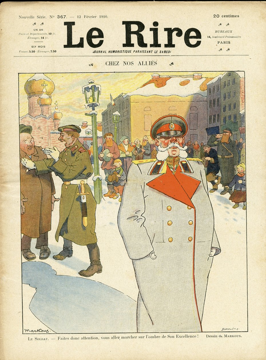 Ilustrace pro obálku Le Rire od Louis Marcoussis