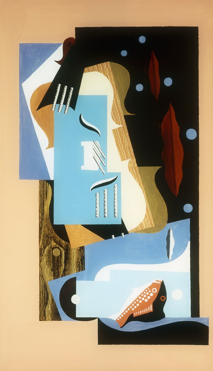 Zátiší s Velkým medvědem; Příroda Morte a la Grande Ourse, 1926 od Louis Marcoussis