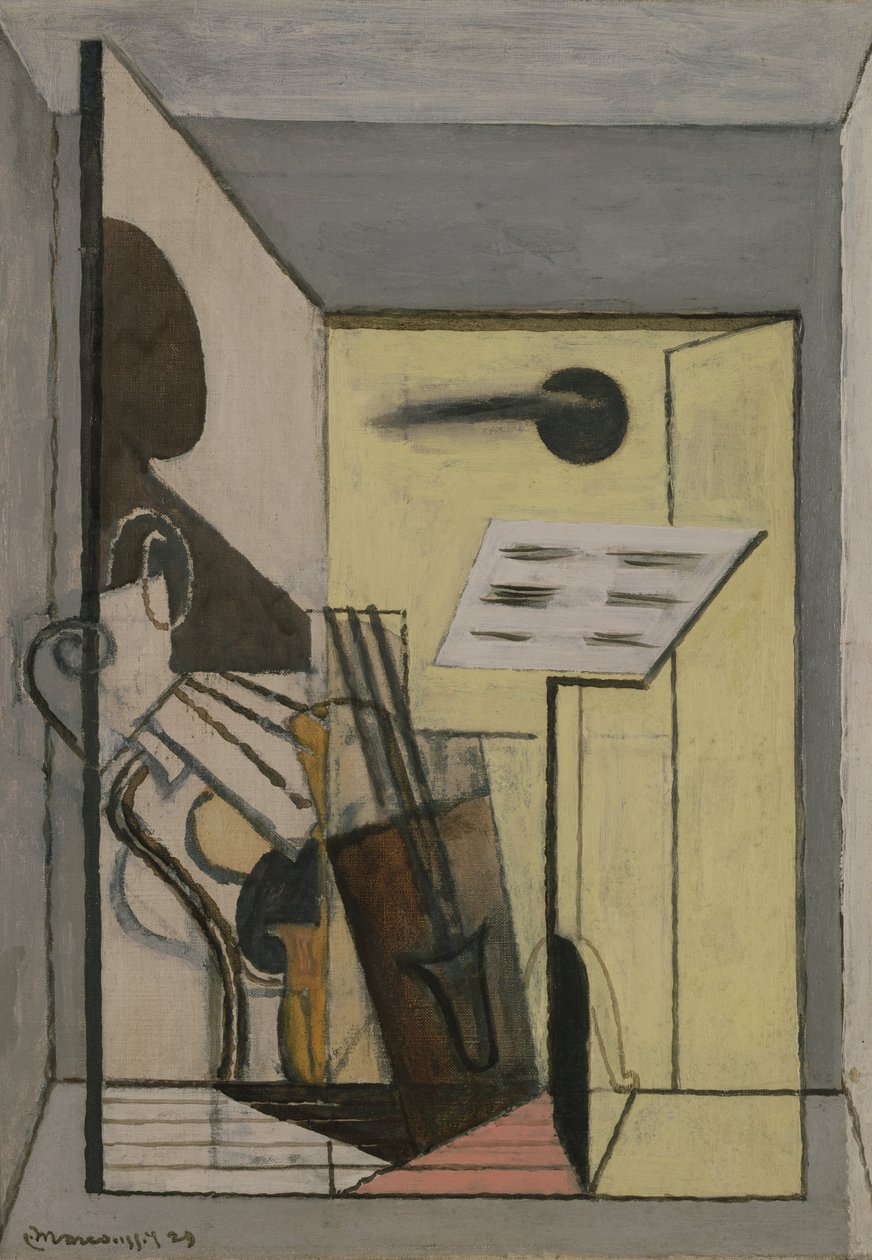 Score Sheet, 1929 od Louis Marcoussis