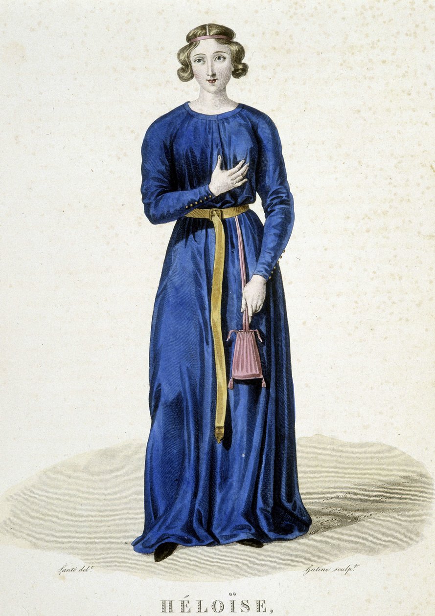 Héloise - ve “”Francouzské galerii slavných žen”” od Louis Marie Lante