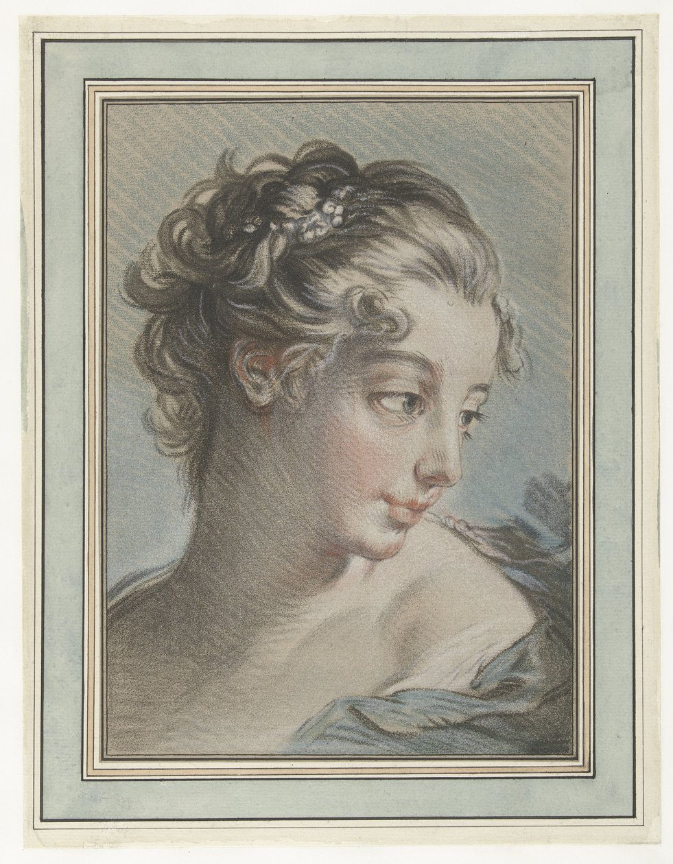 Busta mladé ženy Tete de femme od Louis Marin Bonnet