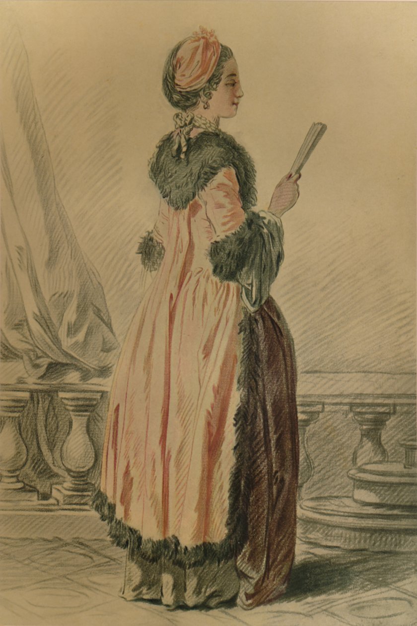 Femme De Chambre Russe, ruská služebná, c1765-1790, 1913 od Louis Marin Bonnet
