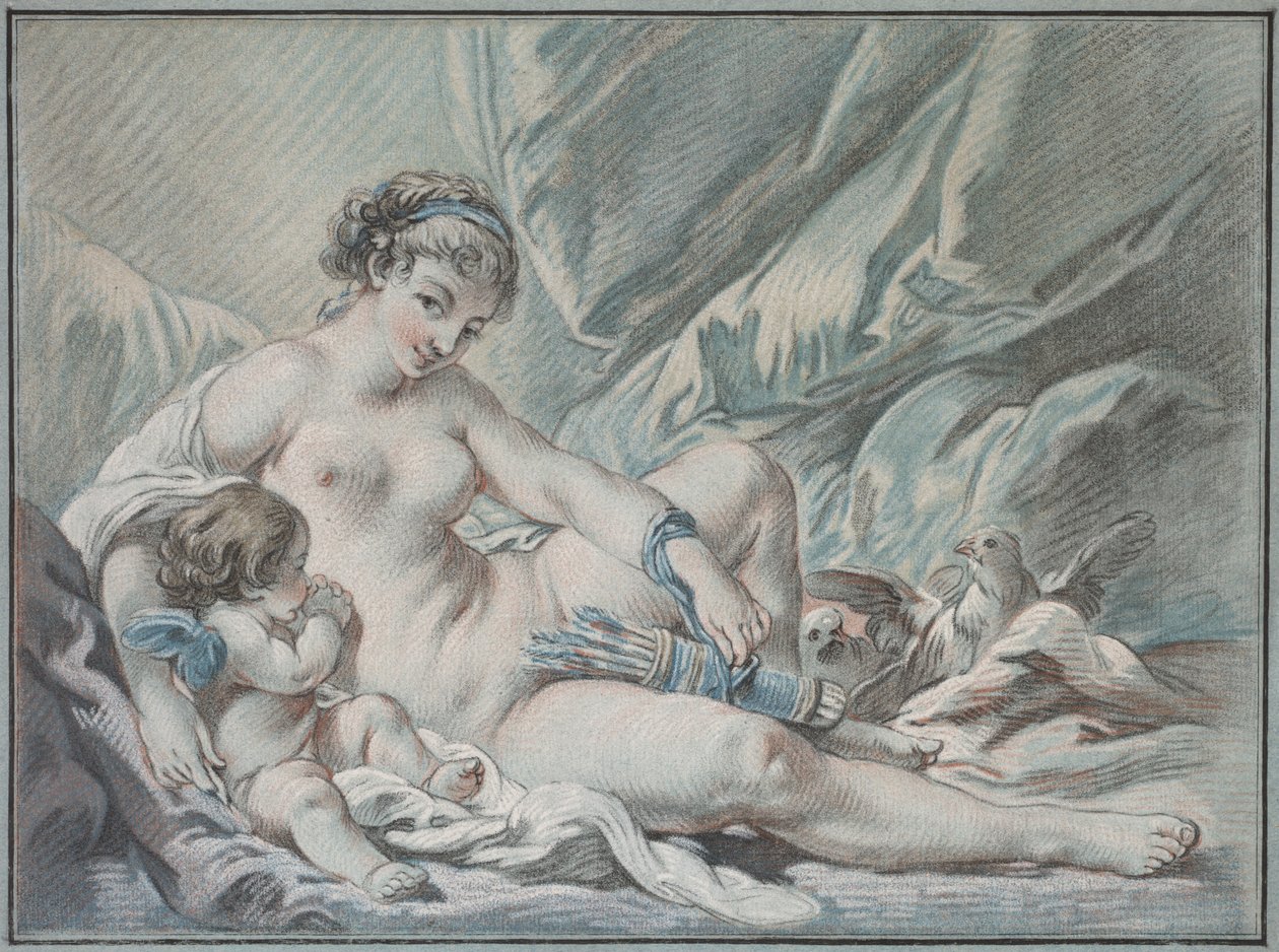 Láska žádá Venuši, aby mu vrátila své zbraně, 1768. od Louis Marin Bonnet