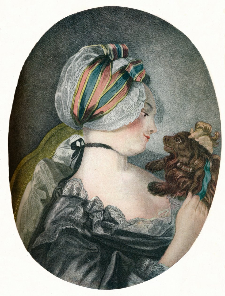 Provoking Fidelity Leducation de petit chien, 1775 od Louis Marin Bonnet