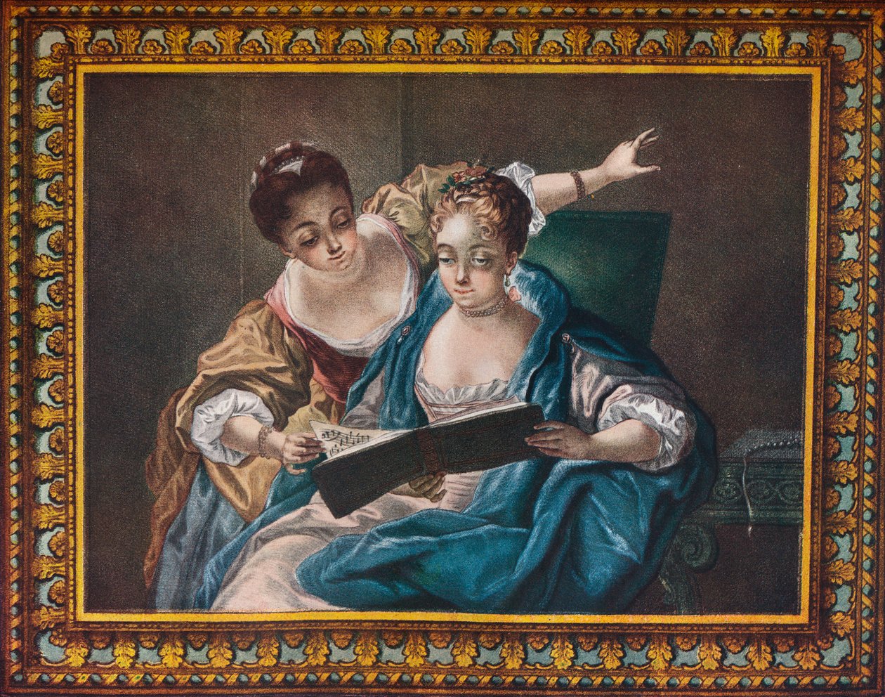 The Fine Muletioners, 1775. Umělci: Louis Marin Bonnet, JT Herbert Baily. od Louis Marin Bonnet